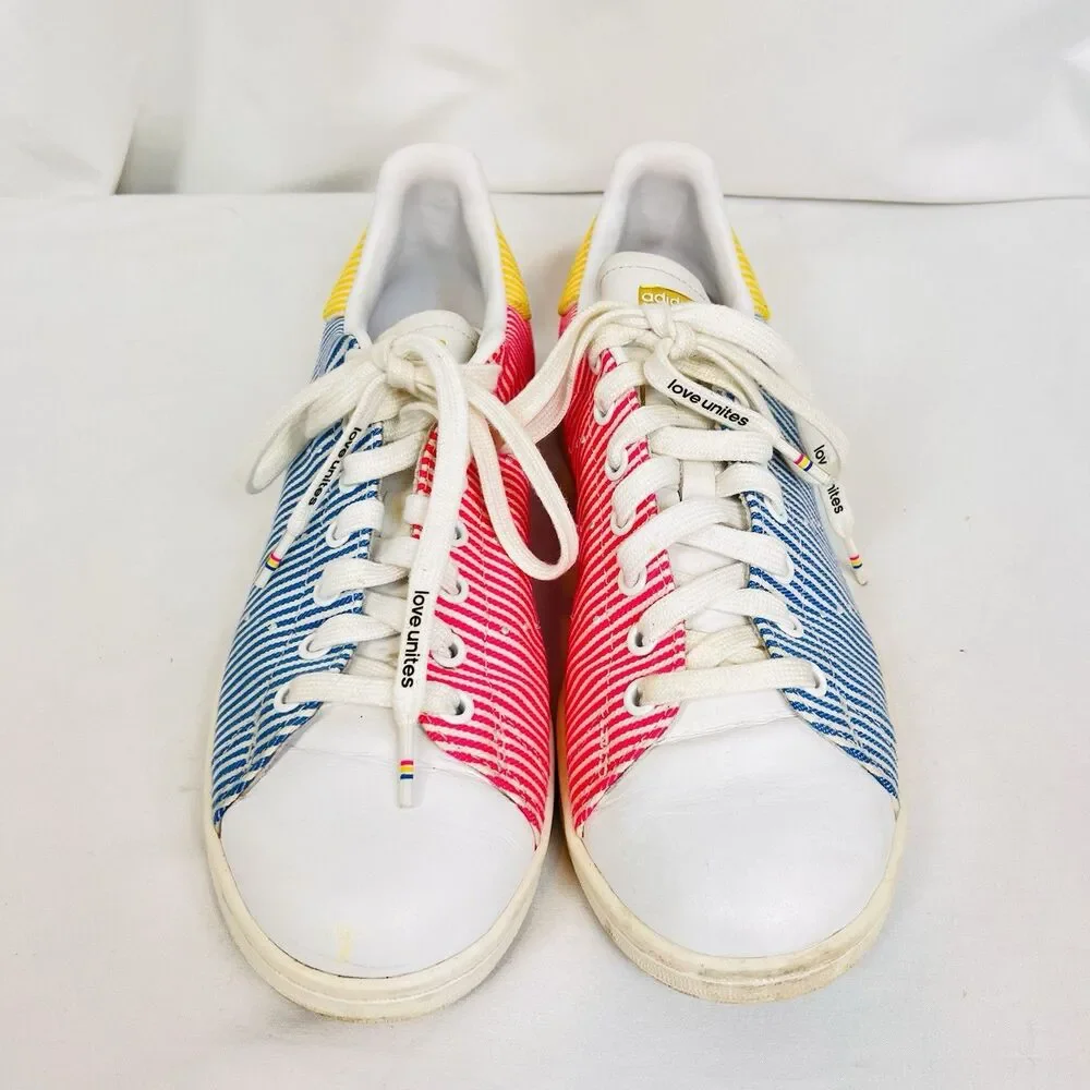 adidas Stan Smith Love Unites Pride Sneakers Men’s 8.5 FY9021 2020